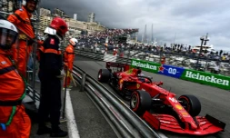 Charles Leclerc lors des qualifications du Grand Prix de F1 de Monaco le 22 mai 2021