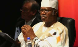 Le Premier ministre camerounais, Philémon Yang, à Perth en Australie le 28 octobre 2011