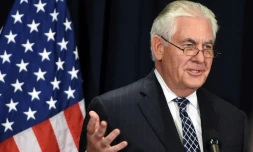 Le secrétaire d'Etat américain Rex Tillerson, à Ryad, le 20 mai 2017
