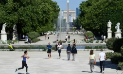 Photo d'archive du Jardin des Tuileries Ă Paris en date du 31 mai 2020.