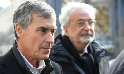 L'ancien ministre du Budget Jérôme Cahuzac, à son arrivée au tribunal à Paris, le 12 février 2018