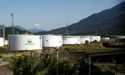 La raffinerie Presidente Bernardes de Petrobras, en Cubatao, près de Sao Paulo, le 28 mai 2018