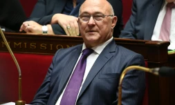 Le ministre de l'Economie, Michel Sapin, à l'Assemblée Nationale, à Paris, le 26 octobre 2016