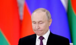 Le président russe Vladimir Poutine à Kremlin, le 13 mars 2025 à Moscou