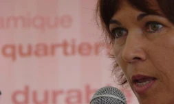 Marylène Hoareau, directrice du Parc Nation, lors de la présentation de la semaine du développement durable du 1er au 7 avril 2011.