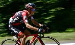 L'Australien Richie Porte (BMC) lors de la 5e étape du Tour de France, le 5 juillet 2017 à Plancher-les-Mines