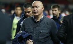 José Anigo, le 26 janvier 2014 au stade Louis-II à Monaco