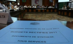 Lundi 4 avril 2011: Assemblée générale à la chambre de commerce et d'industrie (photo: Mounice Najafaly)