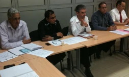 Mardi 5 avril 2011: Conférence de presse de la préfecture, de la Région et de la CCIR (photo: Mounice Najafaly)