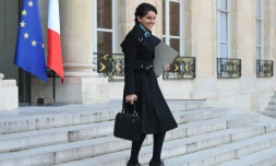 La ministre de l'Education nationale, Najat Vallaud-Belkacem, le 20 janvier 2016 à l'Elysée, à Paris