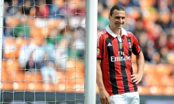 Zlatan Ibrahimovic à l'AC Milan le 13 mai 2012