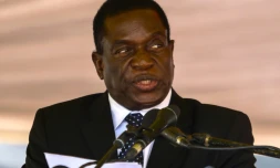 Emmerson Mnangagwa le 7 janvier 2017 à Harare