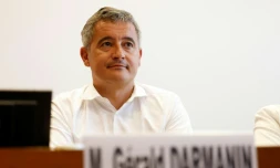 Le ministre de la Justice, Gérald Darmanin, lors d'une audition devant la commission spéciale de l'Assemblée nationale sur un projet de loi relatif à la protection de l'enfance, le 30 juin 2026 à Paris