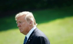 Le président américain Donald Trump, le 6 septembre 2018 à Washington DC