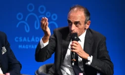 Le polémiste Eric Zemmour, le 24 septembre 2021 à Budapest  