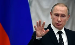 Le président russe Vladimir Poutine, le 26 novembre 2015 à Moscou