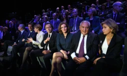 Valérie Pécresse, Jean-Pierre Raffarin, Nathalie Kosciusko-Morizet et Luc Chatel, à Paris le 24 novembre 2016