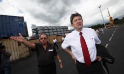 Lundi 18 Avril 2011
Jean Luc Mélenchon au Port