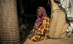Hawa Mama, 52 ans, le 29 mai 2024 dans le camp de Wendou 2, Ă Dori, au Burkina Faso