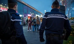 Des gendarmes en patrouille à Tours, le 19 décembre 2016