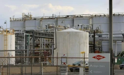 Une unité de production de Dow Chemical à Torrance en Californie, en décembre 2008