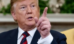 Le président américain Donald Trump photographié le 11 avril 2019 à la Maison Blanche