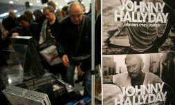 L'album posthume de Johnny Hallyday en vente dans un supermarché à Reims, en octobre 2018