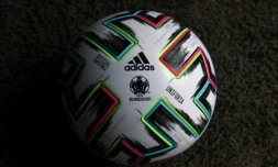 Le ballon officiel de l'Euro-2020 lors de sa présentation le 3 mars 2020 à Munich
