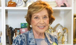 La fille unique de Franco, Carmen Franco au Crystal Palace de Madrid, le 21 novembre 2014