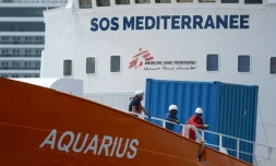 L'Aquarius, le 15 août 2018