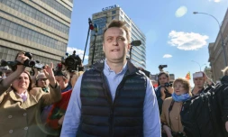 L'opposant russe Alexei Navalny le 14 mai 2017 à Moscou