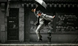 Répétition générale de "Singin' in the rain" au Théâtre du Châtelet, le 9 mars 2015 à Paris
