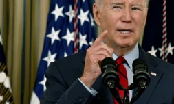 Le président américain Joe Biden prononce un discours sur l'économie le 6 septembe 2023 à la Maison Blanche