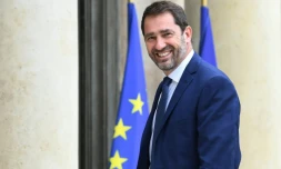 Le porte-parole du gouvernement français Christophe Castaner à Paris, le 18 mai 2017