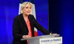 Marine Le Pen, le 7 mai 2017 à Paris