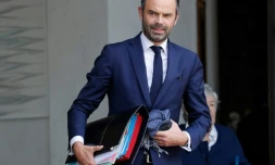 Le Premier ministre Edouard Philippe le 25 octobre 2017 à l'Elysée à Paris