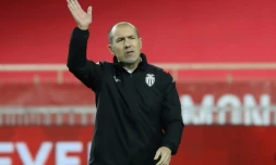 Leonardo Jardim, jusqu'alors entraîneur de l'AS Monaco, avant un match contre Lille, le 20 décembre 2019 à Louis-II