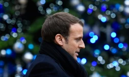 Le président français Emmanuel Macron, le 13 décembre 2017 à Paris