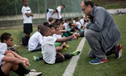 Jorge Athayde, scout pour le club brésilien de Vasco da Gama, le 24 octobre 2017 avec des espoirs
