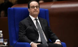 François Hollande le 11 octobre 2016 à Strasbourg
