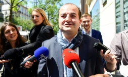 Le sénateur maire de Fréjus David Rachline à Paris le 9 mai 2017