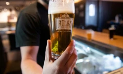 Une IPA en pression servie à l'Atlas Brew Works de Washington le 20 décembre 2019