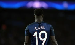 Le défenseur du PSG Serge Aurier en quart de finale de la Ligue des champions face à Manchester City, le 6 avril 2016 au Parc des Princes