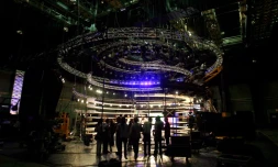 Un studio de télévision à Boulogne-Billancourt le 30 avril 2007