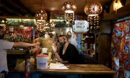 Réouverture de bars à Houston, le 22 mai 2020