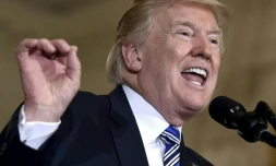 Le président américain Donald Trump le 17 juillet 2017 à Washington