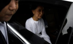 Aung San Suu Kyi le 17 août 2017 à Rangoon