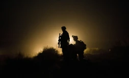 Deux soldats américains dans la province de Helmand, en Afghanistan, le 13 juillet 2009