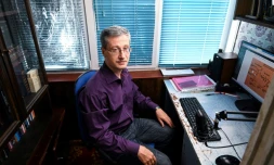 Le professeur de droit russe Roman Melnitchenko chez lui à Volgograd, dans le sud de la Russie, le 6 juin 2022