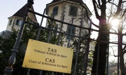 Photo du siège du Tribunal arbitral du sport à Lausanne, prise le 6 février 2012